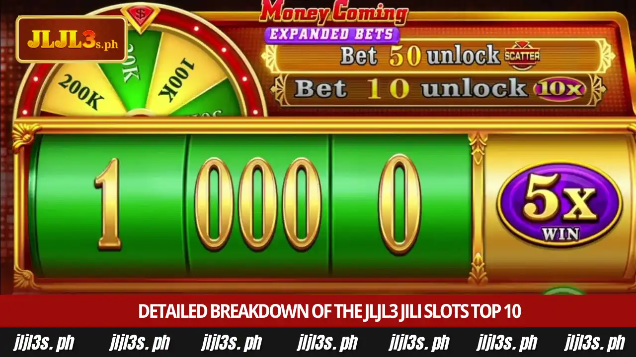 Exploring the JLJL3 Jili slots top 10 for players 3 Detailed breakdown of the JLJL3 Jili slots top 10