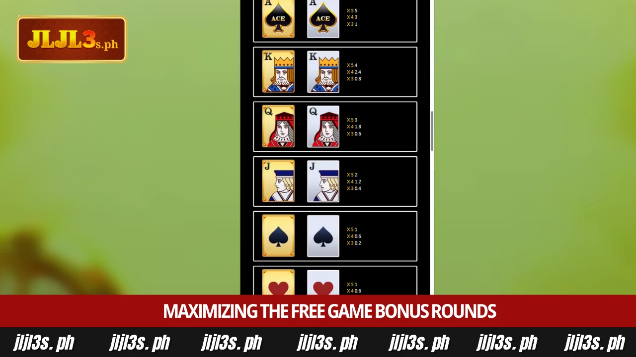 Mastering the JLJL3 super ace strategy for big wins 5 Maximizing the free game bonus rounds