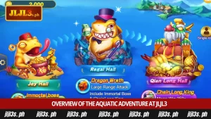 Overview of the aquatic adventure at JLJL3