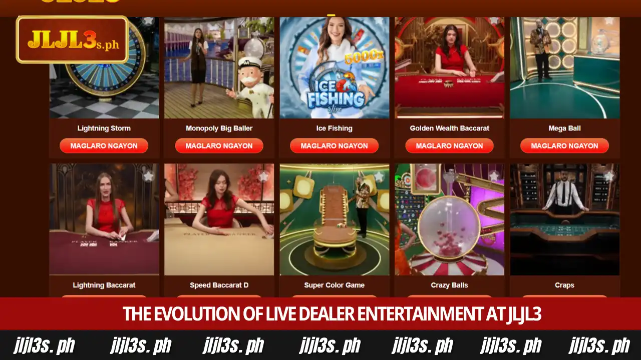 Enhance your casino experience at JLJL3 evolution gaming live 2 The evolution of live dealer entertainment at JLJL3